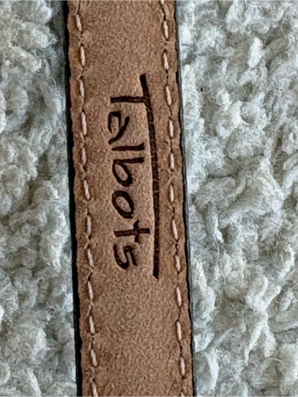 Talbots Genuine Leather skinny belt size medium